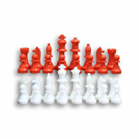 Schachfigurenset aus Polyethylen